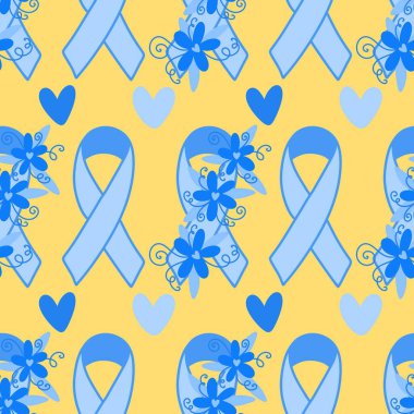 Göğüs kanseri ayı, ambalaj kağıdı, tıbbi aksesuar ve ilaç tekstili için kusursuz pembe kurdele günü deseni. Yüksek kaliteli illüstrasyon