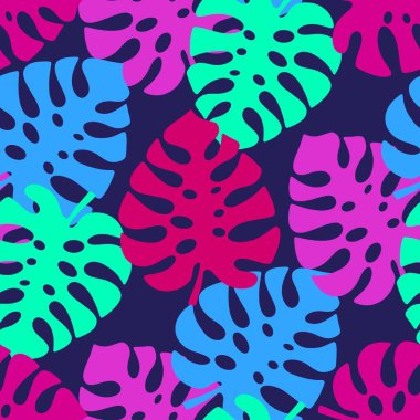 Yaz palmiyesi kağıtlar, kumaşlar, çarşaflar, çocuk giysileri ve plaj aksesuarları için pürüzsüz çiçek deseni bırakır. Yüksek kalite fotoğraf