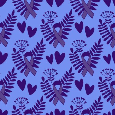 Göğüs kanseri ayı, ambalaj kağıdı, tıbbi aksesuar ve ilaç tekstili için kusursuz pembe kurdele günü deseni. Yüksek kaliteli illüstrasyon