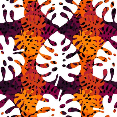 Yaz palmiyesi kağıtlar, kumaşlar, çarşaflar, çocuk giysileri ve plaj aksesuarları için pürüzsüz çiçek deseni bırakır. Yüksek kalite fotoğraf