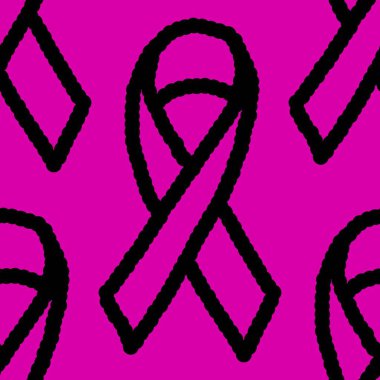 Göğüs kanseri ayı, ambalaj kağıdı, tıbbi aksesuar ve ilaç tekstili için kusursuz pembe kurdele günü deseni. Yüksek kalite fotoğraf