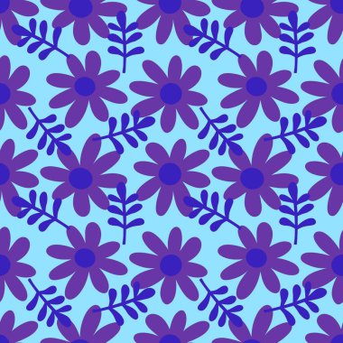 Kağıt, kumaş, çocuk giysisi baskısı, bahar partisi tekstil ve çarşaf ve yaz ambalajı için soyut çiçek desenleri. Yüksek kalite fotoğraf