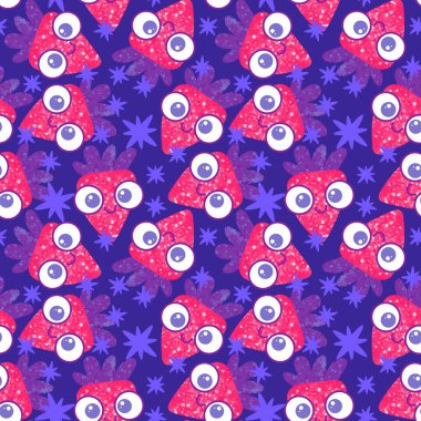 Summer fruits seamless strawberries pattern for wrapping paper and fabrics and linens and kids clothes print and spring party accessories. High quality illustration