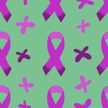 Göğüs kanseri ayı, ambalaj kağıdı, tıbbi aksesuar ve ilaç tekstili için kusursuz pembe kurdele günü deseni. Yüksek kalite fotoğraf