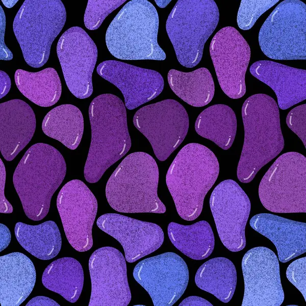 Yaz denizi çakıl taşları kağıt, kumaş, çarşaf, çocuk giysileri, plaj partisi aksesuarları ve moda tekstili için kusursuz okyanus taşları deseni. Yüksek kalite fotoğraf