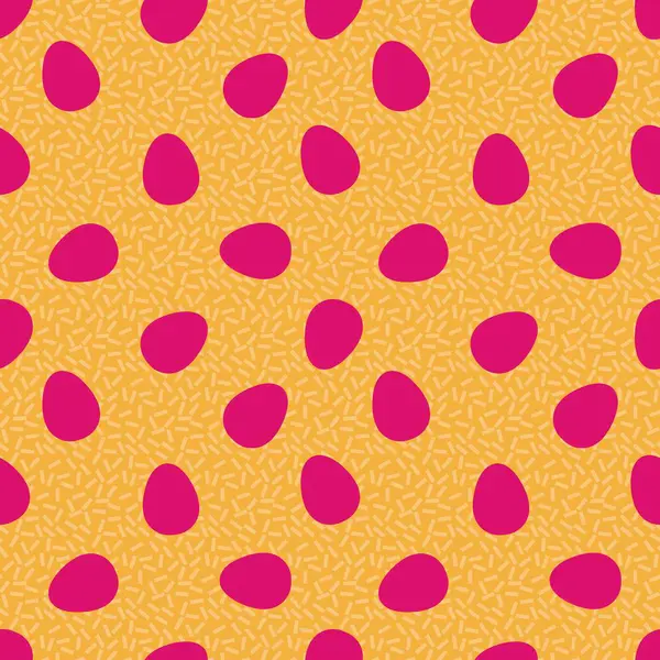 Paskalya yumurtaları kağıt, kumaş, çarşaf, çocuk giysileri, mutfak aksesuarları ve bahar partisi aksesuarları için pürüzsüz bahar deseni. Yüksek kalite fotoğraf