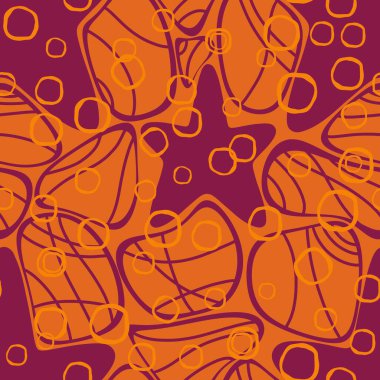 Okyanus hayvanları, ambalajsız deniz yıldızı desenli ambalajlar, kumaşlar ve çocuk giysileri baskısı ve yaz partisi aksesuarları ve mayo tekstili. Yüksek kalite fotoğraf