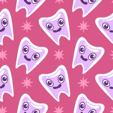 Kağıt, kumaş, çarşaf, çocuk giysisi baskısı, doktor aksesuarları ve eczane ambalajları için tıbbî ve kusursuz diş deseni. Yüksek kalite fotoğraf