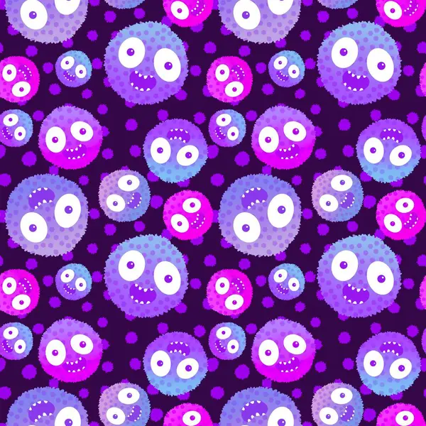 Çizgi filmlerdeki hayvanlar çocuk için kusursuz canavar desenleri giysi baskısı, kumaş, kumaş ve yaz partisi aksesuarları ve moda tekstili.