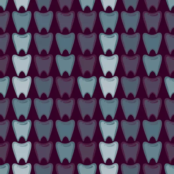 Kağıt, kumaş, çarşaf, çocuk giysisi baskısı, doktor aksesuarları ve eczane ambalajları için tıbbî ve kusursuz diş deseni. Yüksek kalite fotoğraf