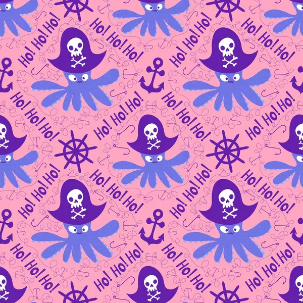 Yaz okyanusu hayvanları çocuk için kusursuz şirin ahtapot deseni kumaşlar ve moda tekstil ürünleri ve parti aksesuarları için kıyafet baskısı ve ambalaj kağıdı.