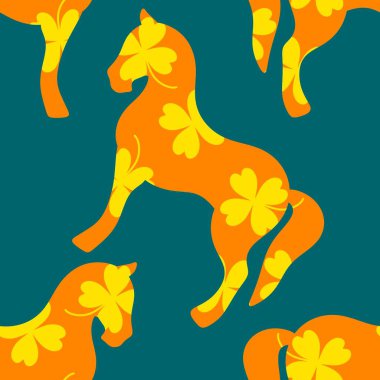 2026 yılının yılbaşı hayvanlarının paketleri ve parti aksesuarları ve çocuk kıyafetleri ve moda tekstili için kusursuz Noel atları modelleri.