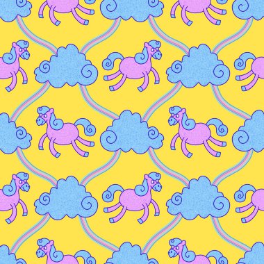 2026 yılının yılbaşı hayvanlarının paketleri ve parti aksesuarları ve çocuk kıyafetleri ve moda tekstili için kusursuz Noel atları modelleri.