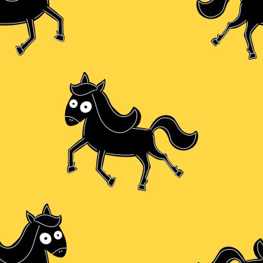 2026 yılının yılbaşı hayvanlarının paketleri ve parti aksesuarları ve çocuk kıyafetleri ve moda tekstili için kusursuz Noel atları modelleri.