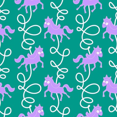 2026 yılının yılbaşı hayvanlarının paketleri ve parti aksesuarları ve çocuk kıyafetleri ve moda tekstili için kusursuz Noel atları modelleri.