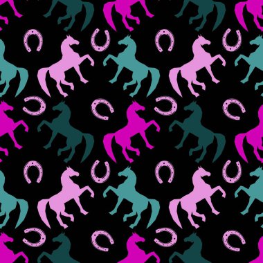 2026 yılının yılbaşı hayvanlarının paketleri ve parti aksesuarları ve çocuk kıyafetleri ve moda tekstili için kusursuz Noel atları modelleri.