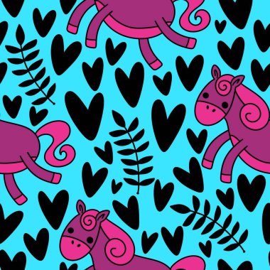 2026 yılının yılbaşı hayvanlarının paketleri ve parti aksesuarları ve çocuk kıyafetleri ve moda tekstili için kusursuz Noel atları modelleri.