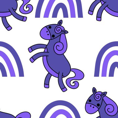 2026 yılının yılbaşı hayvanlarının paketleri ve parti aksesuarları ve çocuk kıyafetleri ve moda tekstili için kusursuz Noel atları modelleri.