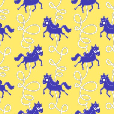 2026 yılının yılbaşı hayvanlarının paketleri ve parti aksesuarları ve çocuk kıyafetleri ve moda tekstili için kusursuz Noel atları modelleri.