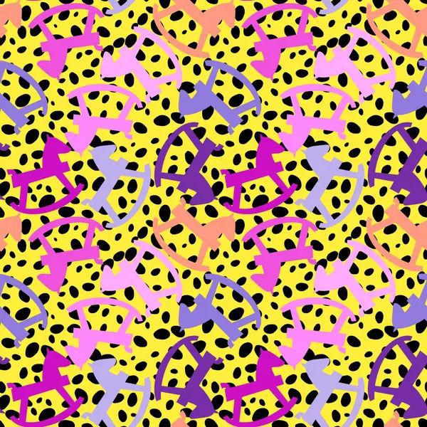 2026 yılının yılbaşı hayvanlarının paketleri ve parti aksesuarları ve çocuk kıyafetleri ve moda tekstili için kusursuz Noel atları modelleri.