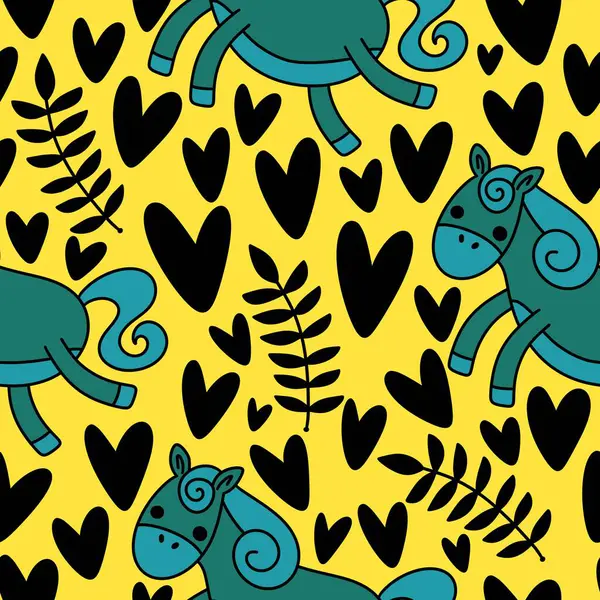 2026 yılının yılbaşı hayvanlarının paketleri ve parti aksesuarları ve çocuk kıyafetleri ve moda tekstili için kusursuz Noel atları modelleri.