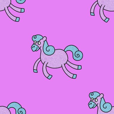 2026 yılının yılbaşı hayvanlarının paketleri ve parti aksesuarları ve çocuk kıyafetleri ve moda tekstili için kusursuz Noel atları modelleri.