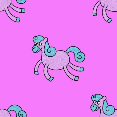 2026 yılının yılbaşı hayvanlarının paketleri ve parti aksesuarları ve çocuk kıyafetleri ve moda tekstili için kusursuz Noel atları modelleri.