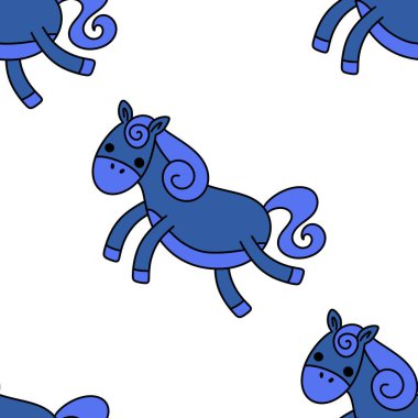 2026 yılının yılbaşı hayvanlarının paketleri ve parti aksesuarları ve çocuk kıyafetleri ve moda tekstili için kusursuz Noel atları modelleri.