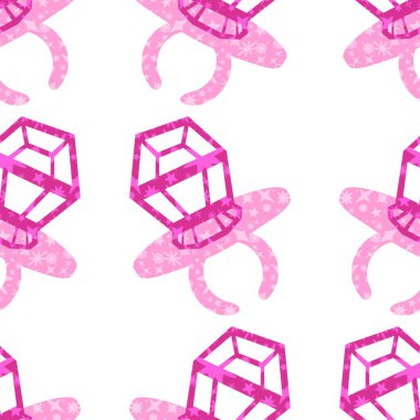 Kağıt ve kumaş ambalajı ve çocuk giysisi baskısı ve yaz partisi aksesuarları ve moda tekstili için şekersiz retro desen 