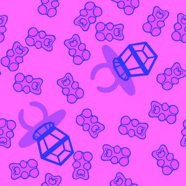 Kağıt ve kumaş ambalajı ve çocuk giysisi baskısı ve yaz partisi aksesuarları ve moda tekstili için şekersiz retro desen 