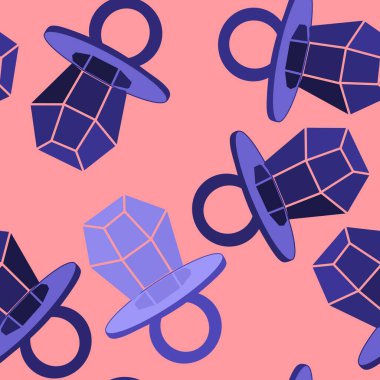 Kağıt ve kumaş ambalajı ve çocuk giysisi baskısı ve yaz partisi aksesuarları ve moda tekstili için şekersiz retro desen 