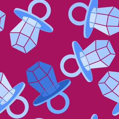 Kağıt ve kumaş ambalajı ve çocuk giysisi baskısı ve yaz partisi aksesuarları ve moda tekstili için şekersiz retro desen 