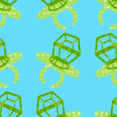 Kağıt ve kumaş ambalajı ve çocuk giysisi baskısı ve yaz partisi aksesuarları ve moda tekstili için şekersiz retro desen 