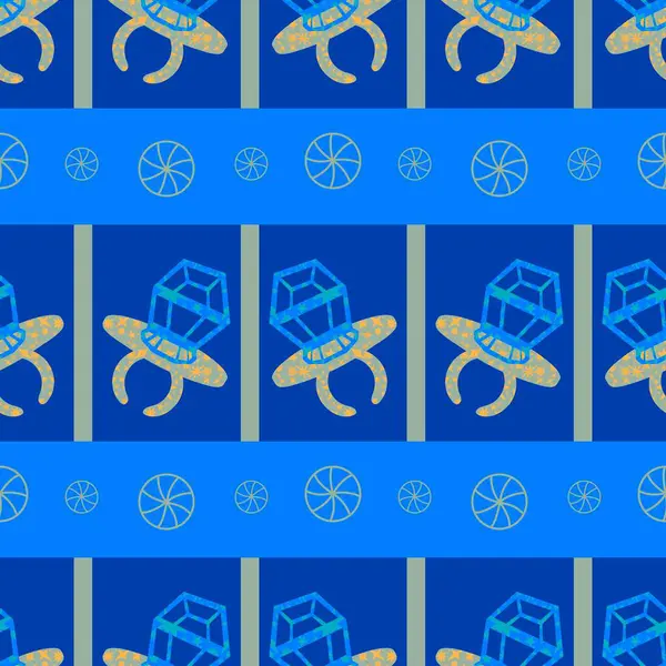 Kağıt ve kumaş ambalajı ve çocuk giysisi baskısı ve yaz partisi aksesuarları ve moda tekstili için şekersiz retro desen 