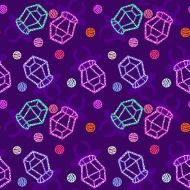 Kağıt ve kumaş ambalajı ve çocuk giysisi baskısı ve yaz partisi aksesuarları ve moda tekstili için şekersiz retro desen 