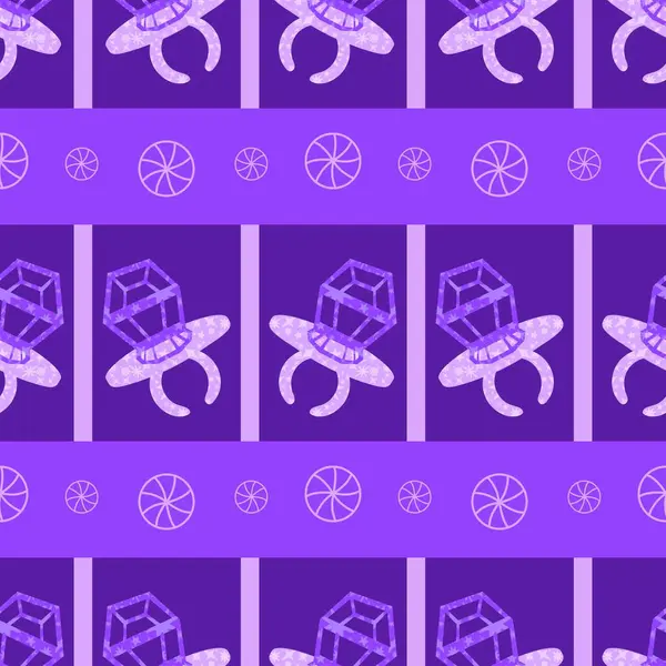 Kağıt ve kumaş ambalajı ve çocuk giysisi baskısı ve yaz partisi aksesuarları ve moda tekstili için şekersiz retro desen 