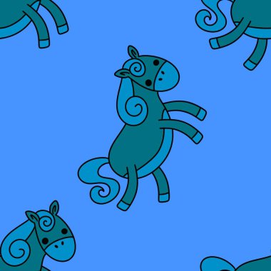 2026 yılının yılbaşı hayvanlarının paketleri ve parti aksesuarları ve çocuk kıyafetleri ve moda tekstili için kusursuz Noel atları modelleri.