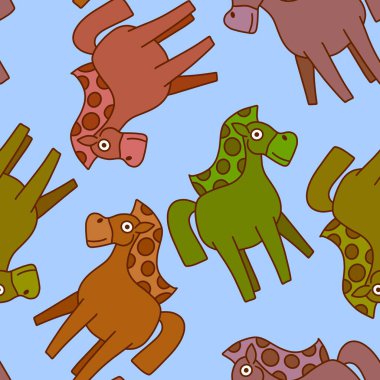 2026 yılının yılbaşı hayvanlarının paketleri ve parti aksesuarları ve çocuk kıyafetleri ve moda tekstili için kusursuz Noel atları modelleri.