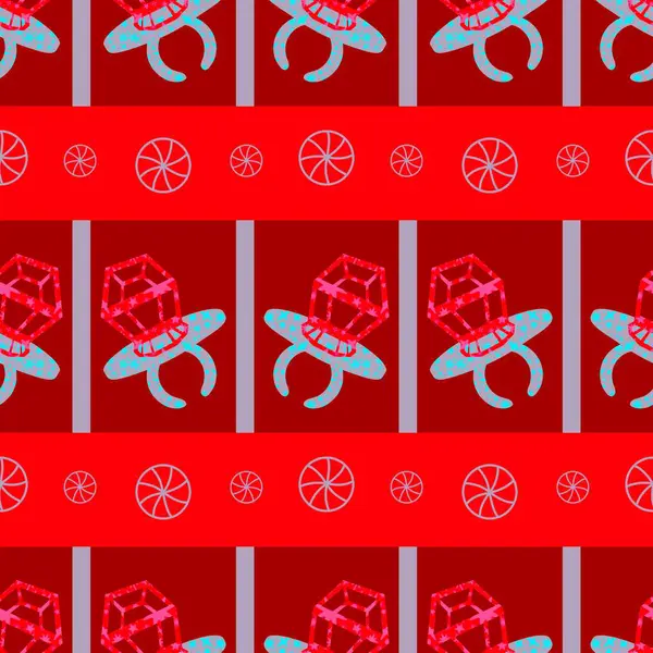 Kağıt ve kumaş ambalajı ve çocuk giysisi baskısı ve yaz partisi aksesuarları ve moda tekstili için şekersiz retro desen 