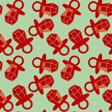 Kağıt ve kumaş ambalajı ve çocuk giysisi baskısı ve yaz partisi aksesuarları ve moda tekstili için şekersiz retro desen 