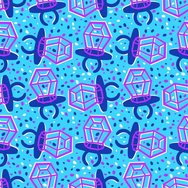 Kağıt ve kumaş ambalajı ve çocuk giysisi baskısı ve yaz partisi aksesuarları ve moda tekstili için şekersiz retro desen 