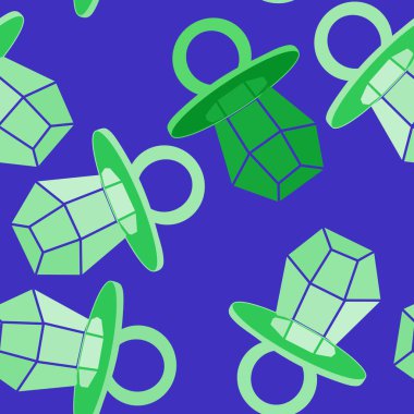 Kağıt ve kumaş ambalajı ve çocuk giysisi baskısı ve yaz partisi aksesuarları ve moda tekstili için şekersiz retro desen 