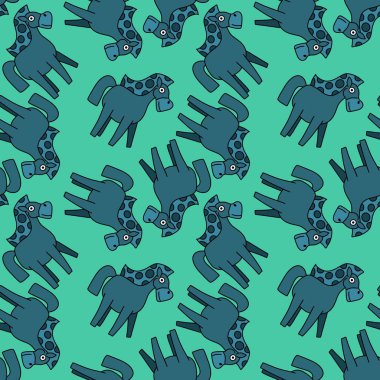 2026 yılının yılbaşı hayvanlarının paketleri ve parti aksesuarları ve çocuk kıyafetleri ve moda tekstili için kusursuz Noel atları modelleri.