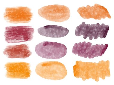 Kumaşlar, kumaşlar, çarşaflar, hediyeler, kartlar, çocuklar ve hobiler için renkli boya lekeleri koyun. Yüksek kalite fotoğraf