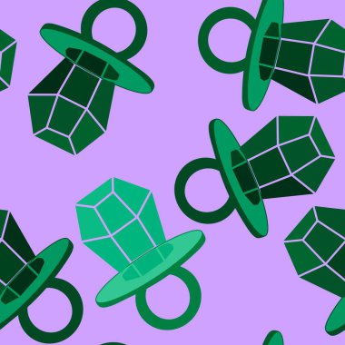 Kağıt ve kumaş ambalajı ve çocuk giysisi baskısı ve yaz partisi aksesuarları ve moda tekstili için şekersiz retro desen 