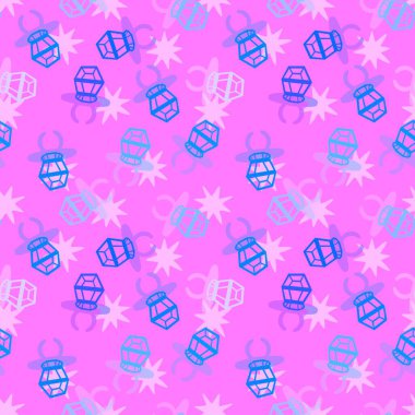 Kağıt ve kumaş ambalajı ve çocuk giysisi baskısı ve yaz partisi aksesuarları ve moda tekstili için şekersiz retro desen 