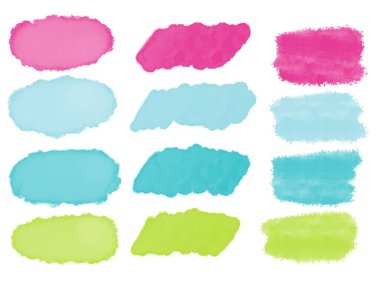 Kumaşlar, kumaşlar, çarşaflar, hediyeler, kartlar, çocuklar ve hobiler için renkli boya lekeleri koyun. Yüksek kalite fotoğraf