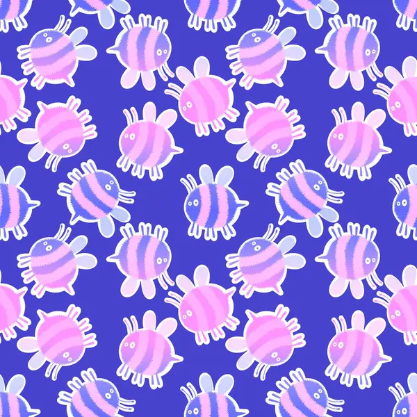 Duvar kağıtları, kumaşlar, tekstil ve ambalajlar, hediyeler, kartlar, çarşaflar ve ambalaj kağıtları için kusursuz arı deseni. Yüksek kalite fotoğraf