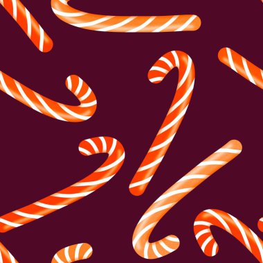 Noel şekeri şekerlemeleri yeni yıl paketleme kağıtları, kumaşlar ve çarşaflar ve çocuk giysileri baskısı ve parti aksesuarları için kusursuz kış desenleri.