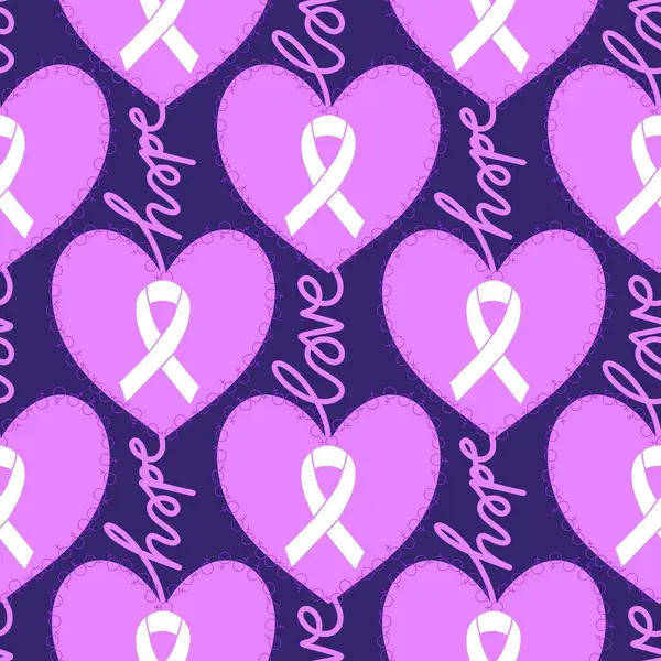 Göğüs kanseri ayı, ambalaj kağıdı, tıbbi aksesuar ve ilaç tekstili için kusursuz pembe kurdele günü deseni. Yüksek kaliteli illüstrasyon 